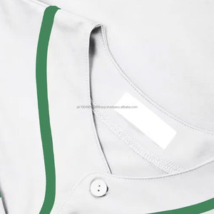 Camiseta de béisbol personalizada con botón completo ropa deportiva transpirable con impresión por sublimación camisetas de béisbol al por mayor - Product Image 3