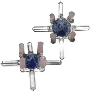 Crystal-Rose-Lapis Pembangkit Energi Lazuli Generator Energi Chakra Generator Energi Piramida