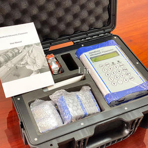 Alat Ukur Aliran Cairan Ultrasonik Portabel dengan Sensor Presisi 0,5% S M L, Baterai 3,6V, RS485, dan Sistem Jepit untuk Air - Product Image 5