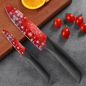 Couteau de chef de qualité supérieure avec revêtement en céramique, manche en plastique, compatible lave-vaisselle et ambidextre - Livraison rapide, livraison gratuite - Product Image 1