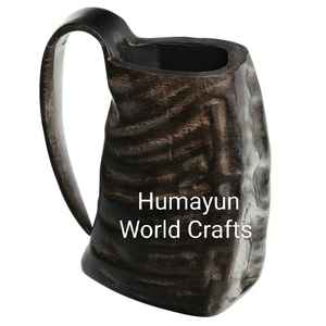 Tasse en corne naturelle avec corne de buffle faite à la main Viking tasses à boire bière meilleure pièce longue conception pièce Offre Spéciale - Product Image 3