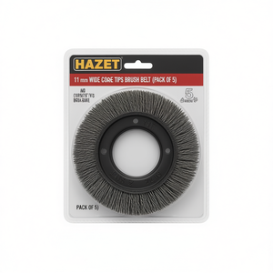Cepillo de limpieza Hazet de 11 mm de ancho con puntas gruesas y curvadas, paquete de 5 piezas - Product Image 3