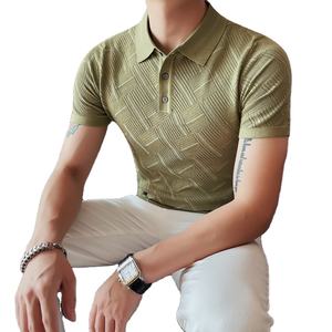 2023 décontracté mode hommes Polo hommes ample affaires décontracté à manches courtes respirant Polo été T-Shirt haut - Product Image 1