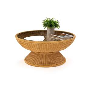 Bandeja de mimbre hecha a mano para servir, mesa de madera, bandeja de mimbre para almacenamiento, tamaño personalizado, granja, decoración del hogar - Product Image 6