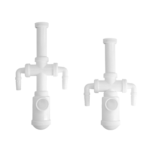 Sifone Estensibile per Bottiglia 1 1/2" Uscita O/ 40mm 2 Prese per Lavatrice - Product Image 5