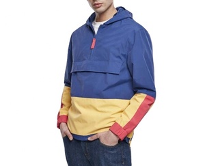 Veste coupe-vent d'été pour homme grande taille, personnalisable OEM, respirante, imperméable, en nylon, avec fermeture éclair, vente en gros, vêtements vierges pour l'extérieur - Product Image 1