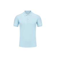 Logo personnalisé T-shirts de golf pour hommes Nouvelles tendances 100% coton couleur unie pour Polo T-Shirt 220 grammes de tissu tricoté poids