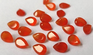 Corte de pera de cornalina naranja natural 3x5mm facetado-cornalina naranja suelta cornalina de calidad superior cornalina naranja natural - Product Image 5