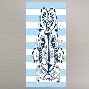 Toalla de playa de algodón personalizable 350 GSM Digital impresa con estilo Tropical para gimnasio Vacaciones verano tomar el sol 43 - Product Image 5