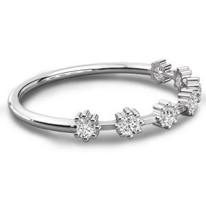 แหวนเพชรที่ผ่านการรับรองจากห้องปฏิบัติการสำหรับผู้หญิงคอลเลกชัน IGI และได้รับการรับรองจาก ingemco ในอินเดีย - Product Image 2