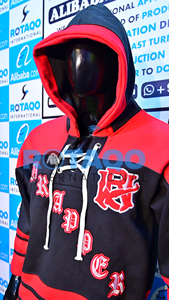 Jerseys de hockey sobre hielo profesionales hechos a medida con capucha para hombres y mujeres - Product Image 6