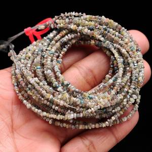 Cuentas de Diamantes en Bruto Multicolores Hechas a Mano de 2-3 mm, Diamantes Naturales sin Cortar de Calidad AAA+, Regalo de Navidad Personalizado con Diamantes Sueltos - Product Image 2