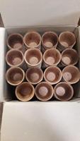 Meilleure vente 100% pots en fibre de coco de fleur biodégradable naturelle-Pot en fibre de coco écologique