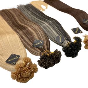 Kératine Extension de cheveux humains vietnamiens cheveux bruts de haute qualité 100% vierge double dessiné - Product Image 4