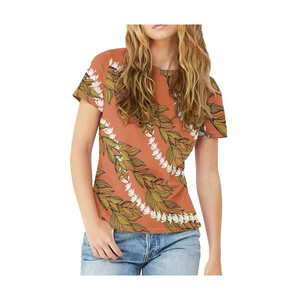 Ensemble T-shirt et short deux pièces pour femme à prix abordable, nouvelle collection, design personnalisé, sérigraphie, tissu dobby vintage, coupe oversize - Product Image 3