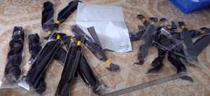 Extensiones de cabello Remy indio a granel de la mejor calidad, cabello humano natural ondulado de color auténtico con color auténtico - Product Image 4