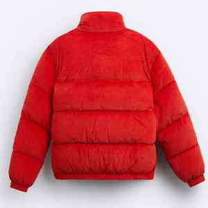 Durable padded <b>winter</b> puffer <b>jacket</b> with soft insulation breathable fabric and flexible outdoor comfort - Product Image 5
