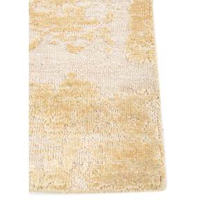 Alfombras Rectangulares de Lana y Seda Afgana Entrelazadas a Mano Entropy Gold, Alfombra Abstracta Hecha a Mano para el Hogar, Pasillo, Versátil para Casas - Product Image 4