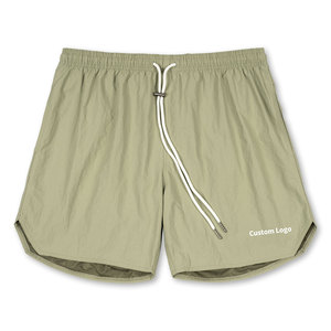 Short de sport imprimé personnalisé pour hommes Short de sport en nylon de 5 pouces Style décontracté motif solide poches Short de course Livraison DDP - Product Image 2