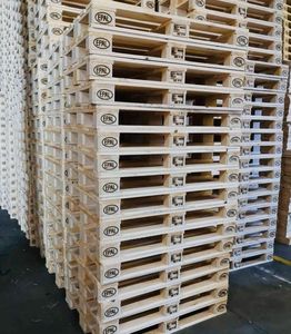 พาเลทไม้ยูโรมาตรฐาน EPAL ขนาด 1200 x 800 มม. ขายส่งจำนวนมาก พาเลทอุตสาหกรรมแบบเข้าได้ 4 ทาง ราคาถูก - Product Image 5
