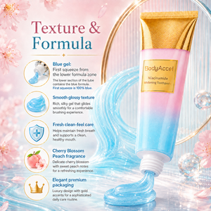 Dentifrice blanchissant au niacinamide pour un nettoyage en profondeur, sans danger pour l'émail, soin buccal, élimination des taches, haleine fraîche, gel blanchissant - Product Image 5