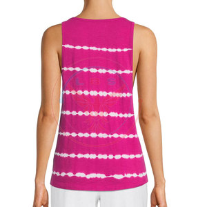 Camisetas sin Mangas para Mujer, Estilo Urbano, Casual, Ecológicas, 100% Algodón, Precio Bajo, Tela de Felpa, Diseño Personalizable - Product Image 3