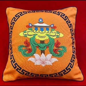 ปลอกหมอนอิงโซฟาสี่เหลี่ยมผ้าคอตตอนแท้18X18อันเป็นมงคลสำหรับตกแต่งโรงแรมบ้านหลังด้วยลวดลายหรูหรา - Product Image 3