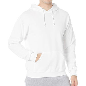 Sudadera con capucha térmica de gran tamaño de lana de algodón 400 Gsm 100% de alta calidad para hombres, sudadera de talla grande bordada con logotipo personalizado, OEM de invierno - Product Image 4