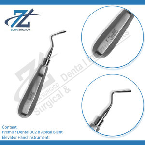 Premier Dental 302 B Instrument à main d'ascenseur émoussé apical avec poignée en acier inoxydable Ensemble de 03 instruments dentaires - Product Image 3