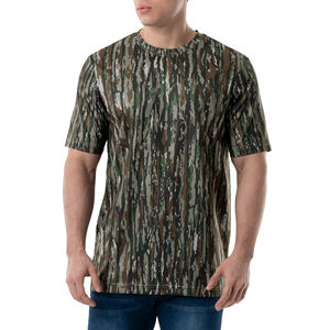 T-shirt uni surdimensionné pour homme, t-shirts en coton, imprimé camouflage arboricole, camouflage de chasse, jungle camouflage - Product Image 1