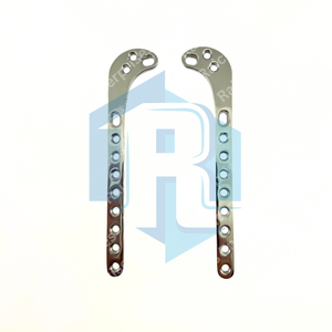 6 Placas Supracondíleares de 3.5mm de Acero Inoxidable, Instrumentos Ortopédicos Veterinarios para Cirugía Ósea - Product Image 2