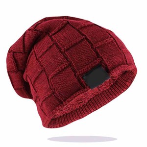 2025 tarifa al por mayor nueva moda femenina suave sombreros personalizados gorros mujeres invierno Cachemira tejido Tie Dye gorros sombreros - Product Image 5