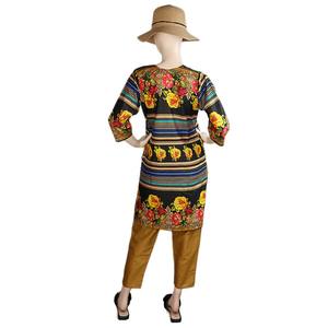 Traje de dos piezas estampado para mujer - Multicolor - Product Image 5