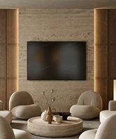 Échantillons de panneaux muraux souples en travertin moderne de haute qualité Soft Stone MCM, imperméables, pour décoration murale intérieure et extérieure
