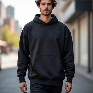 2024 Acid <b>Wash</b> Oversize Hoodie <b>Men's</b> Breathable Drop Shoulder Heavyweight Pullover Hoodie <b>Men</b> - Product Image 3