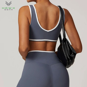 Sujetadores deportivos para mujer para Fitness, Yoga y correr, entrenamiento transpirable, camisetas de gimnasio, sujetador de Fitness con bloqueo de Color y chaleco para correr - Product Image 3