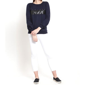 Nouveaux sweats décontractés pour femmes de qualité supérieure, 100% coton pur, polaire, uni, élégant, chaud, vêtements de rue pour l'hiver, service OEM - Product Image 5