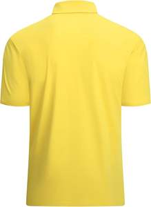 เสื้อโปโลผู้ชายเสื้อธุรกิจลำลองแฟชั่นคอตั้งแขนสั้นสีทึบถักแบบถักสำหรับฤดูร้อน - Product Image 2