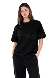 เสื้อยืดคอตตอนคุณภาพสูง เนื้อผ้านุ่ม ระบายอากาศดี คอกลม สวมใส่สบาย เหมาะสำหรับใส่ทุกวัน สตรีทแวร์ รับสกรีนโลโก้ - Product Image 3