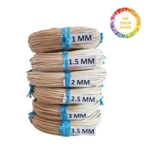 Round Rattan Cane Core Natural Material from Vietnam <b>Used</b> for Crafting <b>Furniture</b> Baskets and Decorative Items - Product Image 2