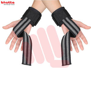 Sangles de poignet en néoprène de haute qualité OEM pour l'haltérophilie Logo personnalisé Équipement de levage de gymnastique Matériau en coton résistant - Product Image 5