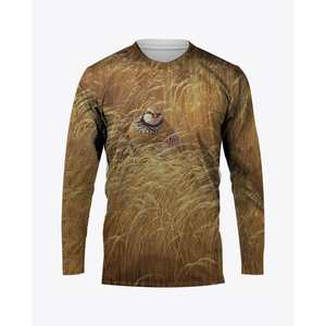 Wholesale Custom Camo Hunting Shirts 100% Polyester Full Sleeve <b>Slim</b> <b>Fit</b> Knitted Fabric Customizable Camo Design - Product Image 5
