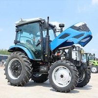 Tracteur agricole d'occasion 105 4x4WD 50 CV Moteur Diesel Équipement agricole compact avec boîte de vitesses et moteur - Approvisionnement en gros mondial