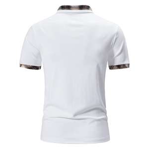 Polo de manga corta informal de negocios para hombre, Polo deportivo ajustado con estampado Digital 3D y bolsillo, diseño elegante y cómodo - Product Image 2