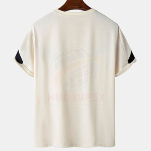 Nouvel Arrivage T-shirt Homme Col Rond Haute Qualité 100% Coton Anti-Plis Motif Uni Unique Coupe Classique Décontracté Personnalisable - Product Image 2