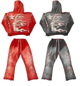 Chándal de Invierno para Hombre al por Mayor, Logotipo Personalizado, Felpa Gruesa, Transpirable, Sudadera con Capucha de Alta Calidad - Product Image 3