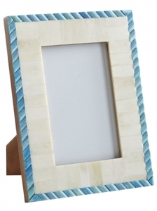 Cadre photo décoratif en MDF avec incrustations d'os, motifs et couleurs personnalisés, impression en relief légère pour utilisation sur table - Product Image 6