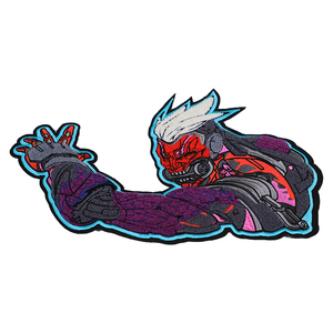 Parches de Ropa Bordados con Logotipo Personalizado de Diseñador, Parches de Chenilla con Forma de Corazón para Planchar en Gorras - Product Image 5