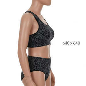 Soutien-gorge pour femme imprimé numérique sans couture avec modal spandex, doux, extensible, respirant, confortable à porter pour un usage quotidien, vêtements de fitness et de yoga - Product Image 4