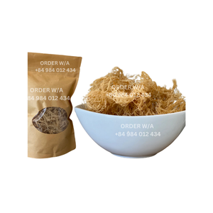 100% pure mousse de mer sauvage: mousse de mer irlandaise dorée mousse de mer séchée boisson avancée propre et séchée au soleil - Product Image 1